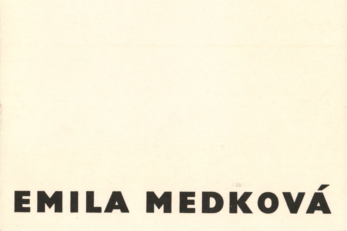 Emila Medková – fotografie